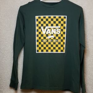 2 Van's long-sleeved shirts